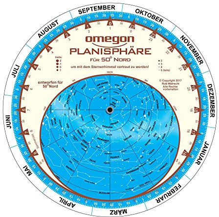 Omegon Drehbare Sternkarte 17,5cm