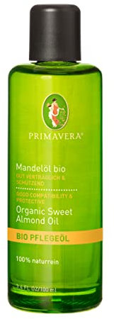 PRIMAVERA Pflegeöl Mandelöl bio 2 x 100 ml - Aromaöl, Naturkosmetik- pflegend, feuchtigkeitsspendend - vegan