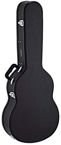 Ortega Guitars Economy Guitar Hardcase - Dreadnought - Tasche für Akustik Gitarre - Höhe 107,5 cm - Vinyl, Schwarz (OACCSTD-DN)