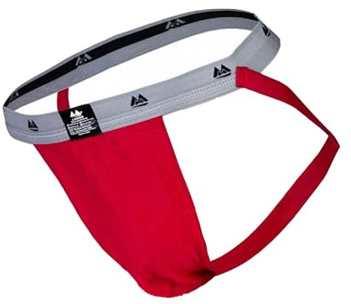 Meyer Marketing herr Supporter Jockstrap Röd/grå Medium