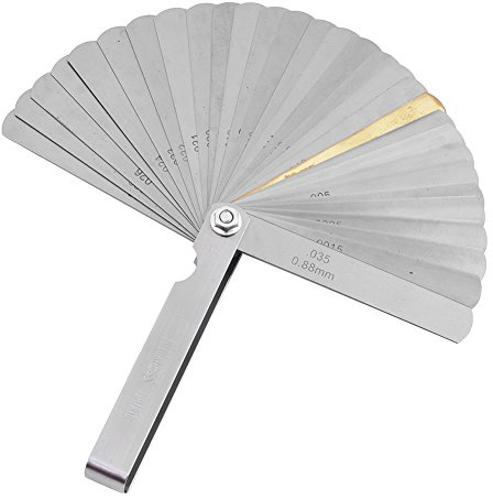SolUptanisu Calibre de Cuerda de Guitarra,Guitarra Cuerda Acción Regla de Acero Inoxidable Herramienta de Medición de Guitarra Práctico Conjunto de Instrumentos de Guitarra para Luthier
