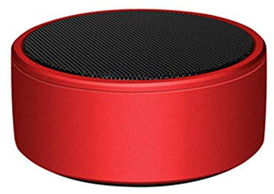 Mini Heavy-duty subwoofer portable wireless Bluetooth red small speaker speakers. The treble is bright and the bass is thick.