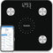Homebuds Smart Body Fat Scale, Digital Bathroom Scales for Body Weight, Since 2001 Weighing and Body Composition Monitor Professional for BMI Fat Water Muscle with App, 28st/400lb/180kg, Black