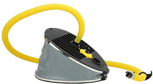 Tbest Boots-Fußpumpe, Hochdruck-10-Liter-Boots-Fußpumpe, Tragbare Aufblasbare Luftpumpe für Kanu-Kajak-Floß-Gummiboot