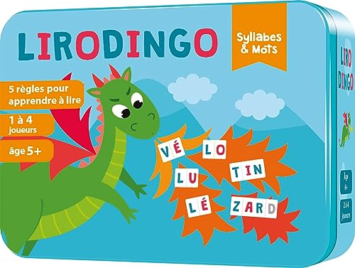 Asmodee Aritma LiroDingo Syllabes et Mots - Jeu de Société - 1 à 4 Joueurs