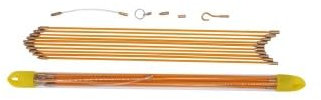 Set 10 varillas pasacables 330mm de fibra de vidrio