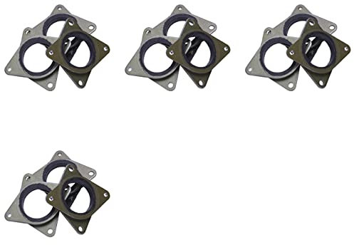 TsoLay Verbesserte NEMA 17 Vibrationsdämpfer Aus Stahl und Gummi mit M3-Schraube -CNC Für 3D-Drucker -10, 10S, 3 (12Er Pack)