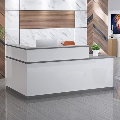 Empfangstresen, Empfangstheke Mit Abschließbaren Schubladen, Rezeption-Tisch, Empfangstheke Mit Großer Arbeitsfläche, Rezeptionsmöbel, Laden-Theke, Rezeptionstheke, Klinik，Salon, Lobby (Color : B-1,