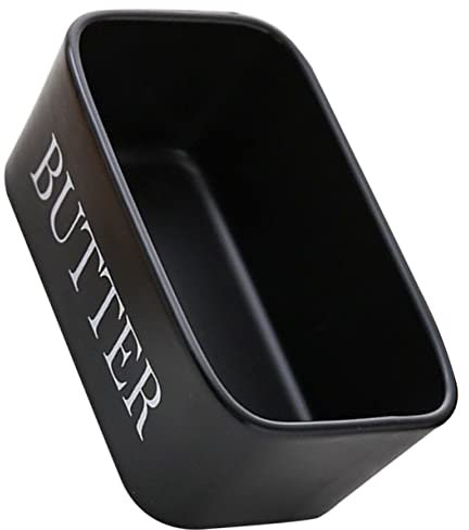 Mikinona Ceramic Butter Keeper Rechteckige Butterdose Aus Hochwertiger Keramik Stilvolle Aufbewahrung Für Butter Für Küche Und Restaurant Für Frische Butterlagerung