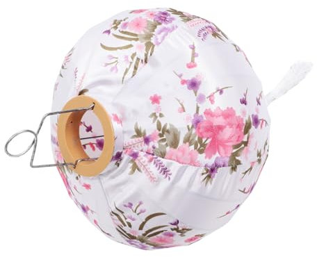Cabilock Hängende Laterne Für Draußen Vietnamesische Gartenlaterne Zum Aufhängen Robuste Außenlaterne Aus Orientalische Blumenlaterne Für Innenbereich Und Terrasse