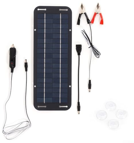 30 W 12 V Solar-Erhaltungsladegerät, Solarpanel, Autobatterieladegerät, tragbares Solarbatterie-Wartungsgerät für Auto, Motorrad, Boot, Marine, Wohnmobil