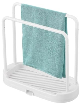 Soporte para paños de Cocina – Soporte para paños de Cocina fácil de Usar, Soporte para paños de Cocina asequible | Organizador para Fregadero de encimera de Cocina, dispensador de Soporte para paños