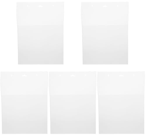 Healifty Broschürenhalter Wand 5 Stück Acryl Prospekthalter Transparent Büro Organizer Für Flyer Zeitschriften Dokumente 13X9.5X2 Zoll