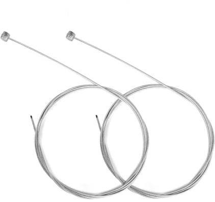 ANMOYIXIA Lot de 4 Câbles de Frein Avant et Arrière pour Vélo de Montagne - Accessoires de Rechange pour VTT et Vélo de Route