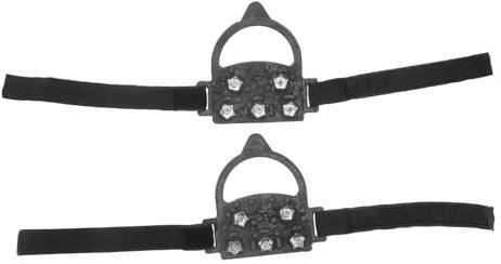 VICASKY Mountaineering Schuhüberzüge Mit Anti-rutsch-eisgrippern Zahn-EIS-Spikes Für Frauenstiefel Für Schnee Und EIS Einfache Anbringung Maximaler Halt Und