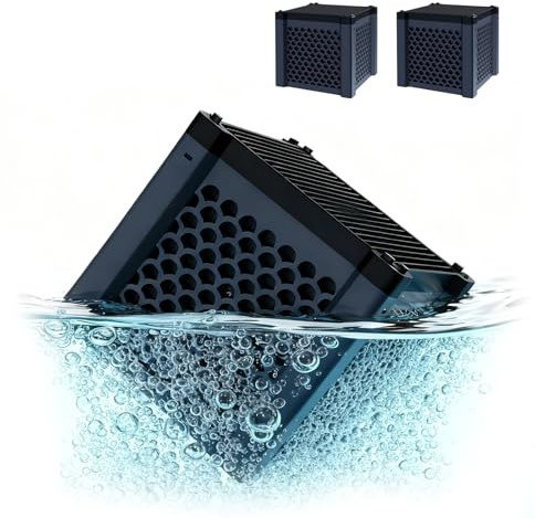 Rujevia 2 Stück Clever Cube Aktivkohle Pferde, Aktivkohle Aquarium Für Kläres Wasser in Teichen, Aquarien, Pferdetränken & Vorratstanks
