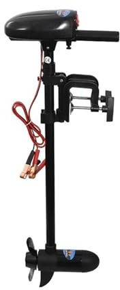 Outboard Motor, 12V 18LB Thruster, Electric Trolling Motor, of Inflatable Rowing Boat,Outboard Engine LED Battery Indicator for Inflatable, Kayak