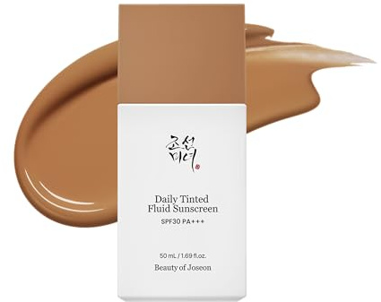 Beauty of Joseon Daily Tinted Fluid Sunscreen 12 Shades for Face Moisturizing Broad Spectrum SPF 30 Korean Skincare 50ml, #MY220