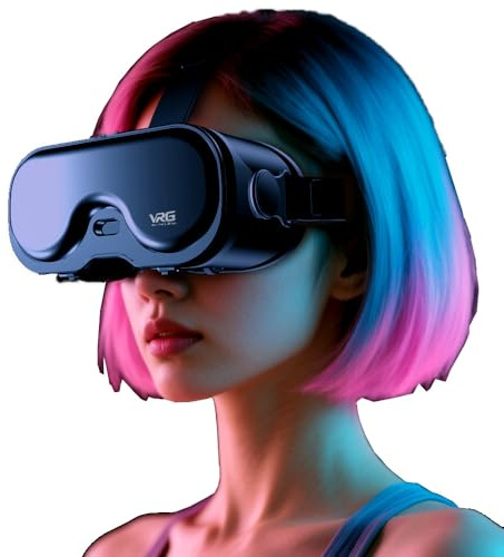 3D Virtual Reality VR Headset for iPhone and Android, VR Glasses With Blu-ray Light & small, 3D glasses for Watch Movies, Video & Play Game, Support 4.7-7.0” phone. (VR Headet)