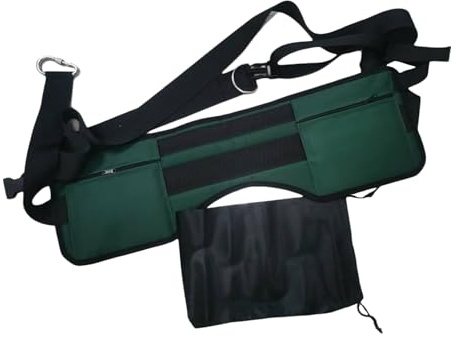 Generico Crap Strap WC-Ständer für den Außenbereich, aus Nylon, leicht, zusammenklappbar, kompakt, verstellbarer Sitz, bequeme Halterung für Kackhaufen