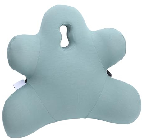 ZJchao Lumbar Support Pillow, Memory Foam Ergonomic Back Support Cushion, with Waist Back Support for Office Chair Car Home, W Shaped Design Breathable Fabric