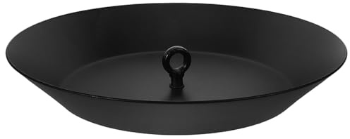 CIYODO Bacino per Catena della Pioggia in Alluminio Resistente per Raccolta Acqua Piovana Esterna, Raccoglitore Rotondo per Giardino Fissaggio Regolabile, Contenitore per Grondaie