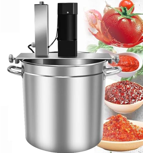 SULQING Mezcladora Eléctrica Industrial para Mermeladas/Salsas/Rellenos (30l/35l/40l/45l/50l/60l/70l)︱Licuadora Automática para Mermelada Control Velocidad Ajustable︱Agitador De Salsa