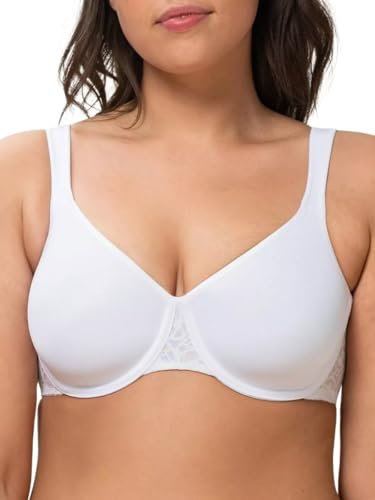 Triumph Womens Comfort Minimizer W X Bra, White, 34DD UK