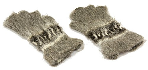 Tumia LAC Alpaka-Fingerlose Handschuhe - Handgefertigt in Bolivien aus 100% Alpaka-Wolle