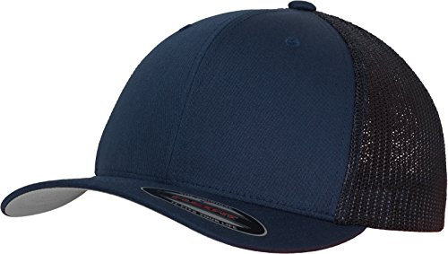 Flexfit Unisex Mesh Trucker Mütze, Navy,S/M