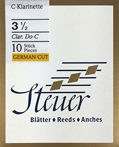 Steuer Blatt C-Klarinette Solo White Line 3,5 - deutscher Schnitt, 10er Packung