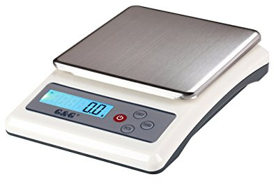 G & G KF6000A eller KF3000A 0,1 g - 6 000 g precisionsvåg köksvåg finvåg bordsvåg (KF3000A)