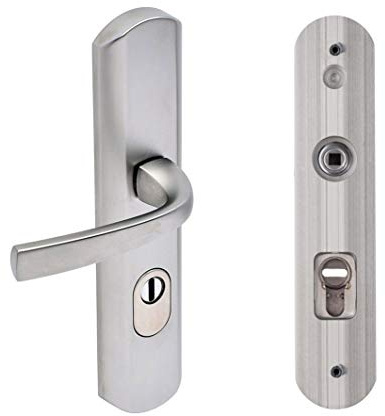 VACHETTE Poignée de Porte blindée Design MUZE Platine 195