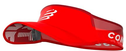 Compressport - Visera para correr negra - Visor Ultralight - Ultraligero y altamente ventilado - Fibras de secado rápido