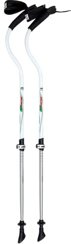 N&W CURVE ONE+ Bastoncini Ergocurve per Trekking, Walking e Attività Outdoor (90-110cm, Medium)