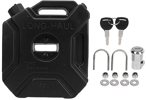 Tanque de Combustible de 1,3 Galones, Lata de Gas Montable, Lata de Almacenamiento de Gasolina, Tanque de Respaldo de Emergencia, Contenedor de Gasolina para Automóvil, UTV, ATV