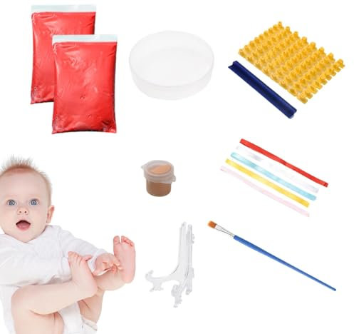 Chaies Handabdruck-Set für Babys, Fußabdruck-Set für Babys - Kinderzimmer-Erinnerungskunst | Andenken Kinderzimmer Erinnerung Kunst Hand Fußabdruck Deko Kinderzimmer Artikel