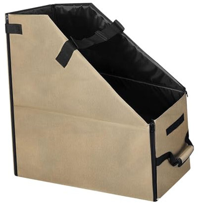 Qianly Fahrrad Transport Tasche Fahrrad Lagerung Container Faltrad Lagerung Box für Reisen, Braun