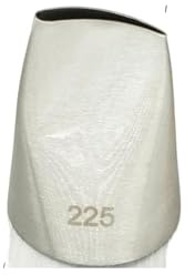LYHYDMA Spritztüllen Medium Size Rose Petal Piping Nozzle Set Cream Icing Tips for Cake Cupcake Flower Bean Paste Decorating Nozzles 4pc(225-4pc)