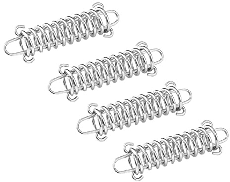 TOGEVAL 4 Piezas Tensor de Tensión Inoxidable para Toldos y Tiendas de Camping Sujetadores de Prácticos y Duraderos para Actividades