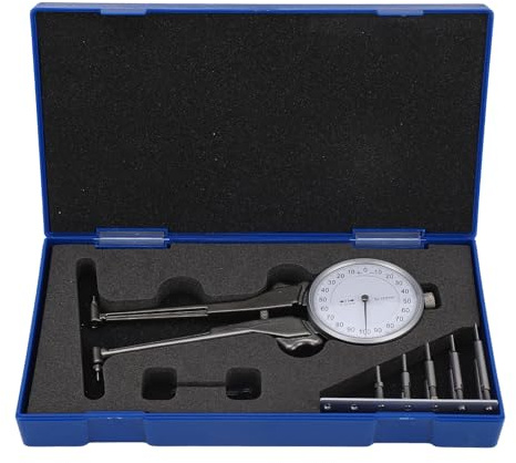Srliya Calibre de Calibre Interior de Alta Precisión, Calibrador de Dial Interno de 55-153 Mm/2,2-6 Pulgadas para Orificio de Cilindro con Material de Aleación de Aluminio para Todas