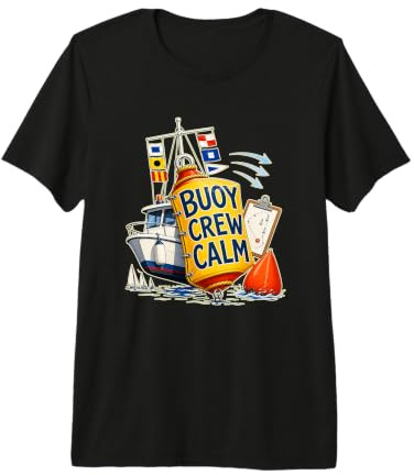 Buoy Crew Calm Régate Voile Équipe Bouée T-Shirt Haut de Gamme