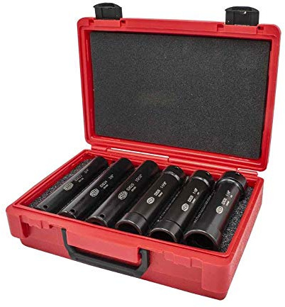 REED Mfg Extended Socket Set, 6 Sizes (EDSK6)