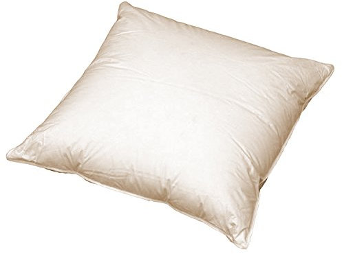 Schwarzfischer Kissenfüllung 50x50cm Baumwolle mit 100% echter natürlicher Federfüllung