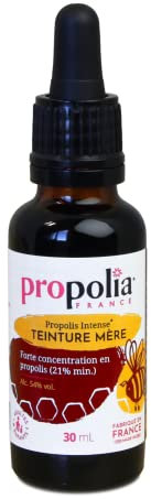 PROPOLIA - Teinture mère de Propolis - Complément alimentaire - Immunité - Gorge & Bouche - 100% naturel - Fabriquée en France - Flacon pipette 30 ml - Cure 10 à 40 jours