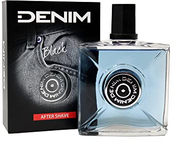 3x DENIM Black after shave 100ml Rasierwasser tonic lotion Kölner Wasser
