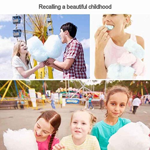MU Household Electric Cotton Candy Maker Commercial Cotton Candy Machine Stainless Steel Vintage Hard Sugar-Free Candy Cotton Candy Maker for Various Parties Homemade Sweets,Cotton Candy Machine,980W