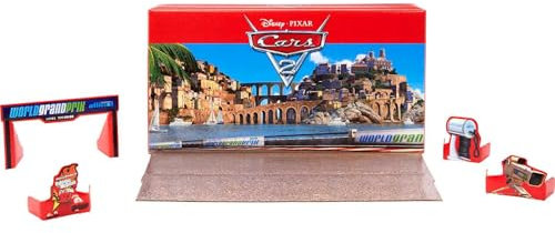 Disney Pixar Cars 2 Vehicle 5-Pack Collection, Set of 5 Collectible Character Cars & Tool Cart Inspired by the World Grand Prix from the Movie Cars 2, Gift for Kids & Fans Ages 3+