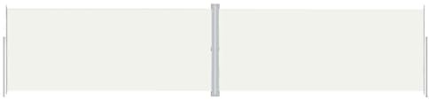 vidaXL Toldo Lateral retráctil Crema 220x1000 cm