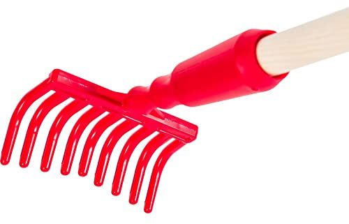 35PZ RASTRELLO PLASTICA 9 DENTI PER OLIVE MANICO FORATO